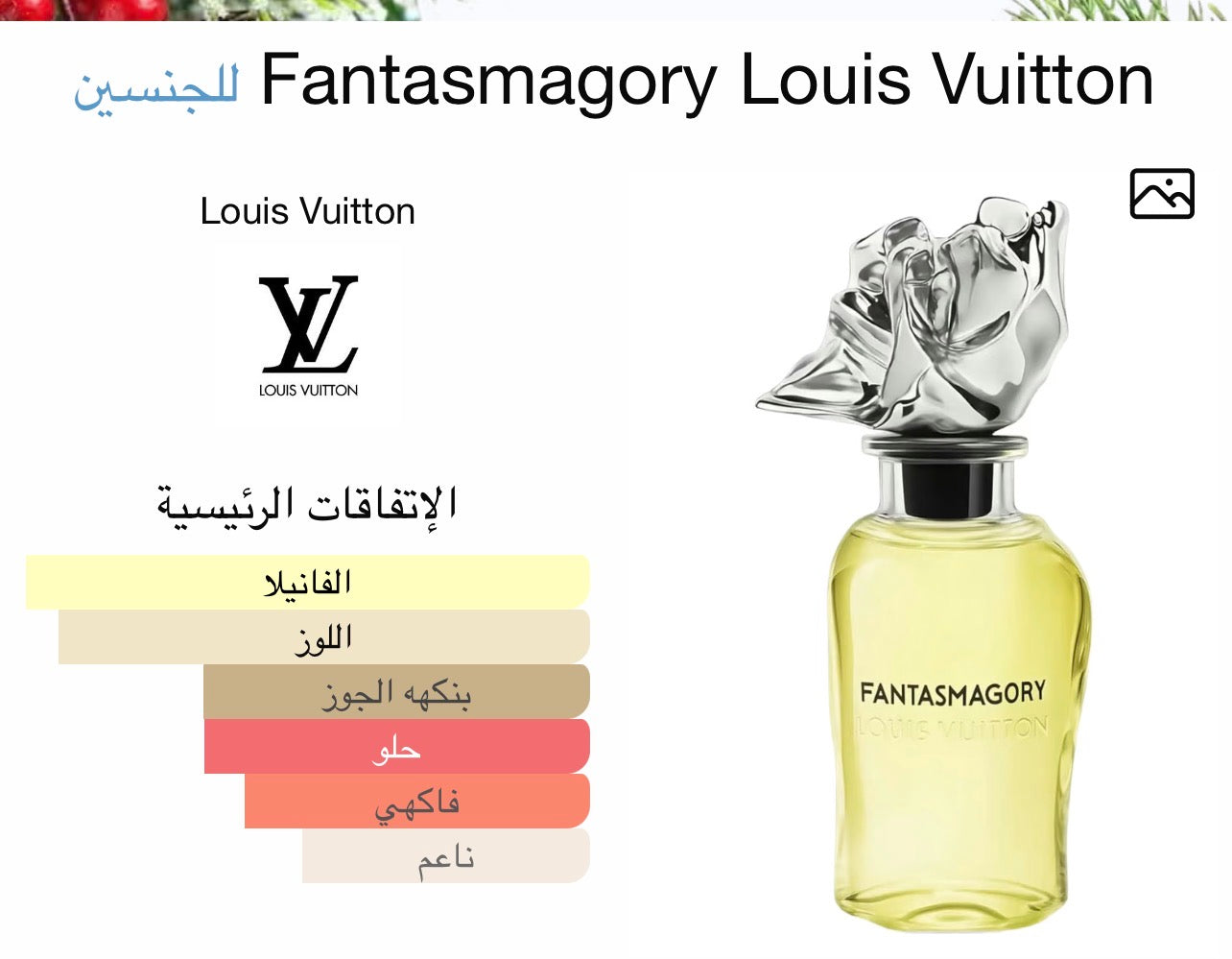 Fantasmagory Louis Vuitton Without Box 100 ML – Aroscent perfume